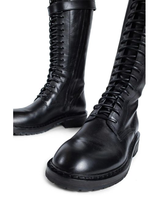 Ann Demeulemeester Black Boots