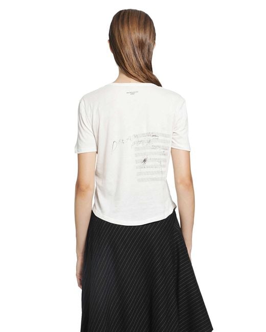 Ann Demeulemeester Black Floor Micro T-Shirt