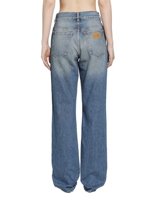 MM6 by Maison Margiela Blue Straight Leg Jeans