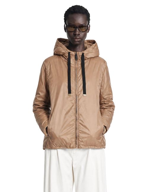Max Mara Natural Padded Water-Repellent Hooded Jacket