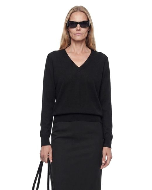 The Row Black Numi Sweater