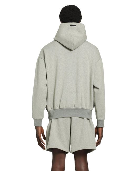 Fear Of God Gray Signature Classic Hoodie for men