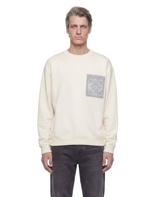Loewe Natural Anagram Pocket Sweater for men
