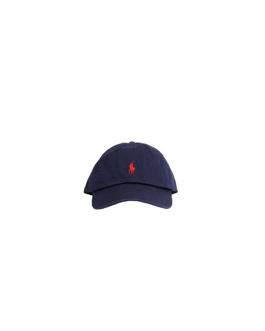 Polo Ralph Lauren Blue Pony Twill Sports Cap for men