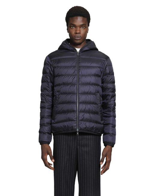 Moncler Black Ceze Reversible Hooded Short Jacket for men