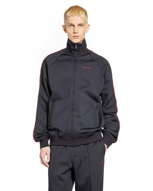 McQueen Blue Zip-Up Sweatshirt for men