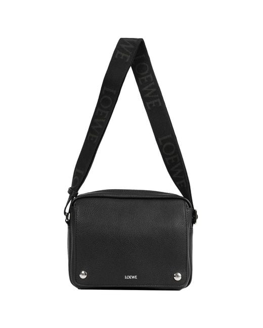 Loewe Black Pebble Messenger Medium for men