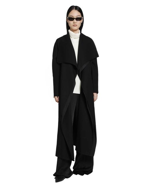 RETORI Black Cady High Waisted Pants
