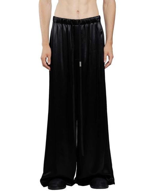 Ann Demeulemeester Black Albertus Relaxed Lounge Pants for men