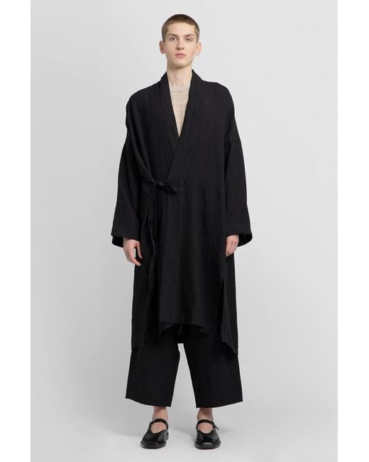 Jan Jan Van Essche Black Coats for men