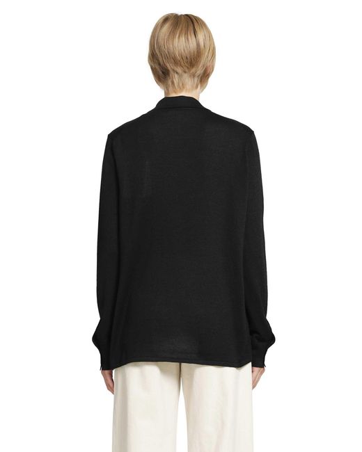 The Row Black Ocari Top