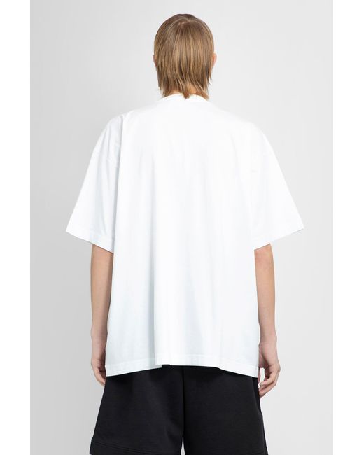 Vetements White Vetets T-shirts for men