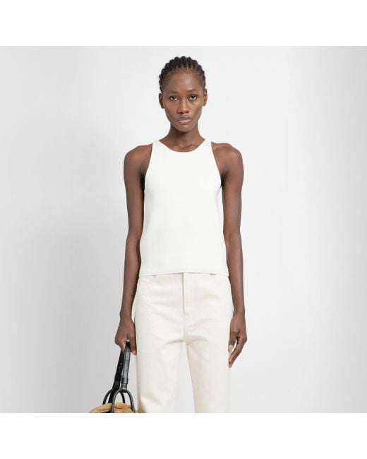 Max Mara Natural Tank Tops