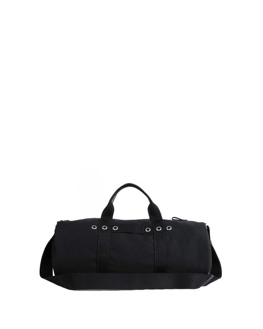Prada Black Canvas Duffle Bag for men