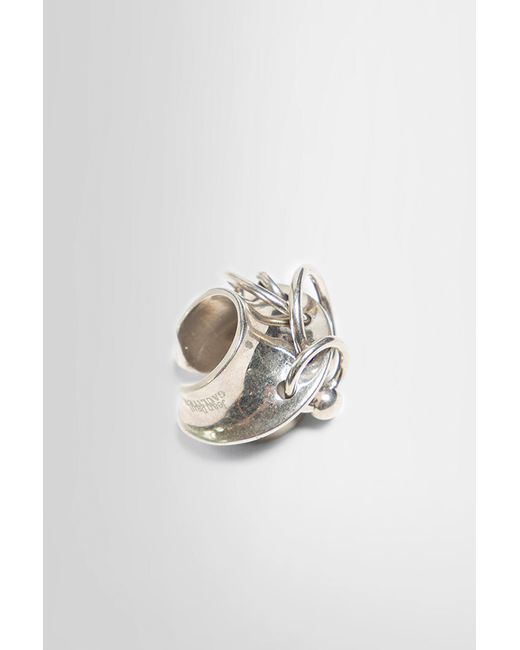 Jean Paul Gaultier White Earrings
