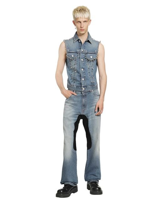 Marking Distance Blue Saddle Denim for men