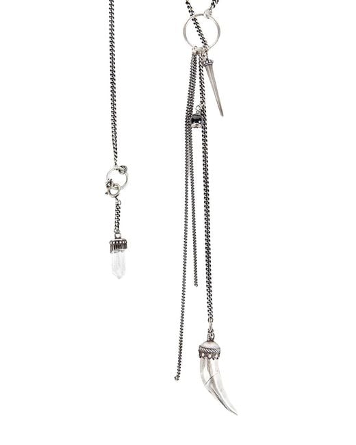 Ann Demeulemeester Metallic Ellsu Necklace for men