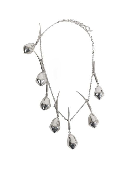Panconesi Metallic Lacrima Necklace for men