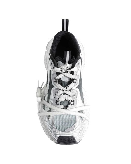 Balenciaga White 3Xl Gradient Sneakers