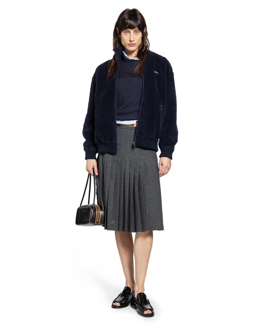 Prada Blue Fleece Jacket