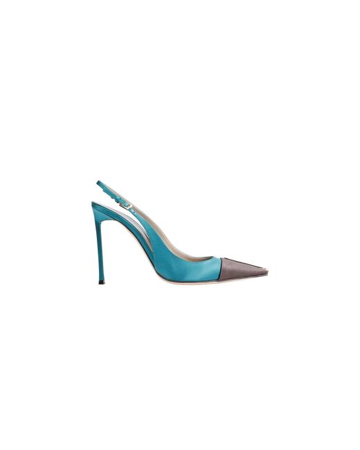 Tom Ford Blue Thea Slingback Pumps