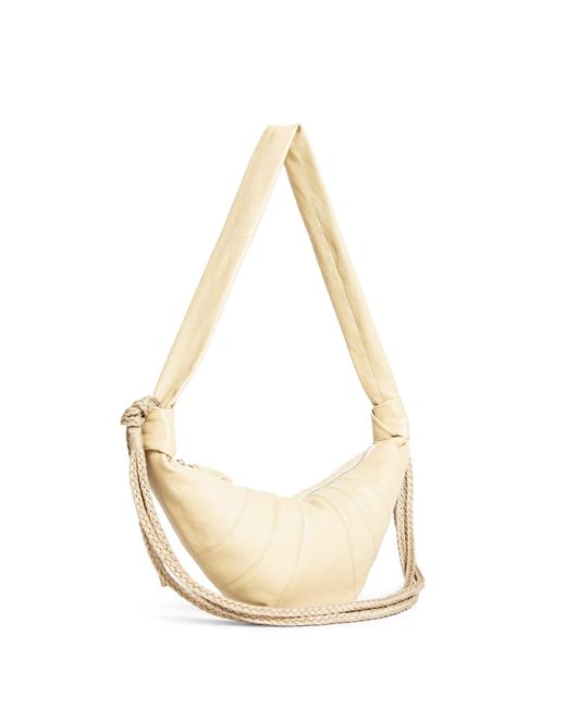 Lemaire Metallic Braid Medium Croissant Bag
