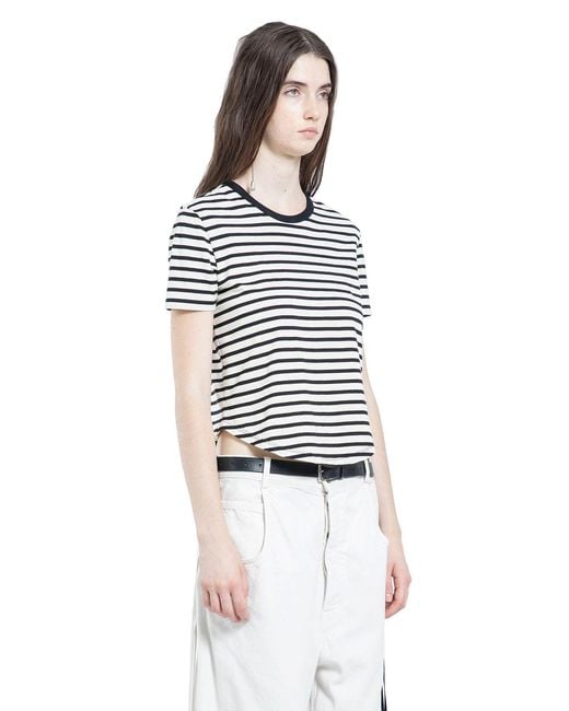 Ann Demeulemeester Blue Floor Micro T-Shirt