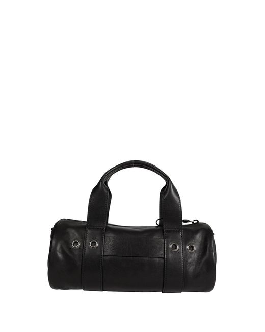 Prada Black Route Large Leather Top Handle Bag