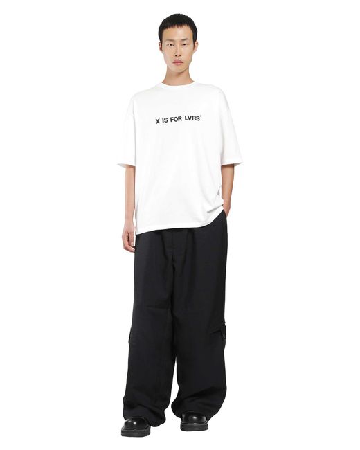 ADRIATIQUE White X Antonioli Lvrs Boxy Tee for men