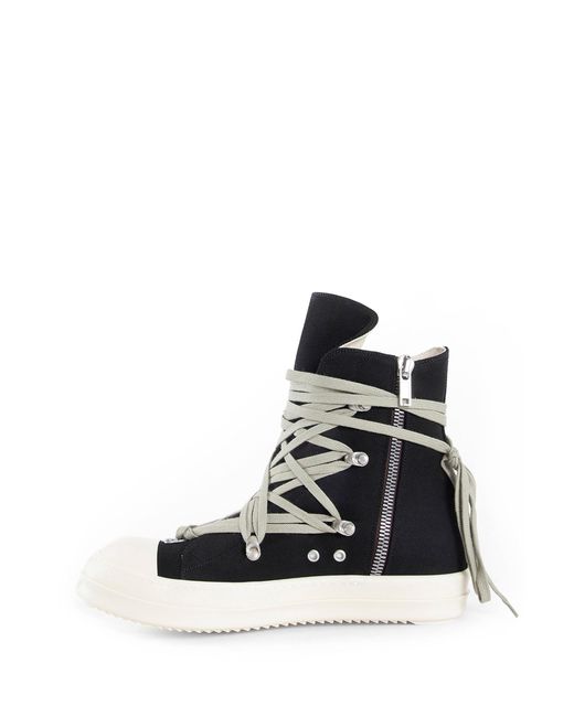 Rick Owens Black Concordians Megalace Sneaks for men