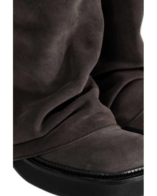 The Attico Black 'Robin' Combat Boots
