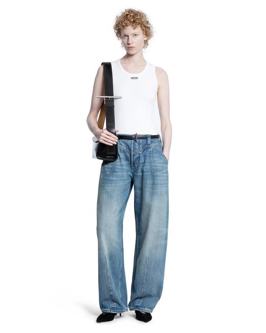McQueen White Placket Tank Top