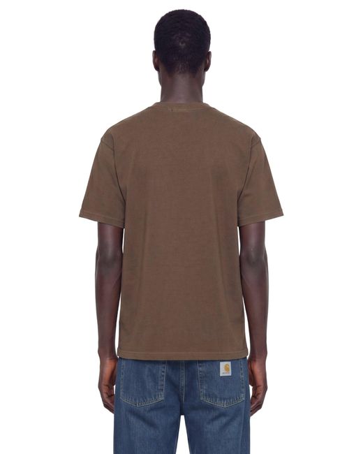 Carhartt Brown Loose Pocket T-Shirt for men