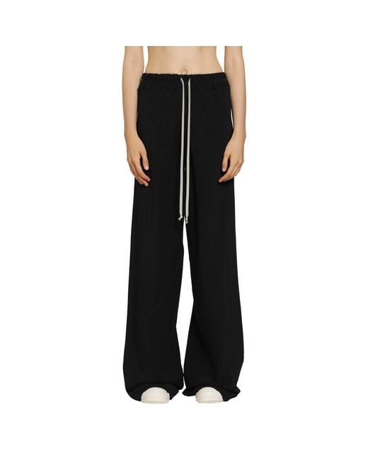 Rick Owens Black Tower Drawstring Bias