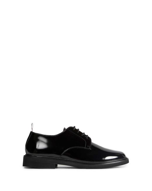 Thom Browne Black Polished Calf Uniform Shoe for men