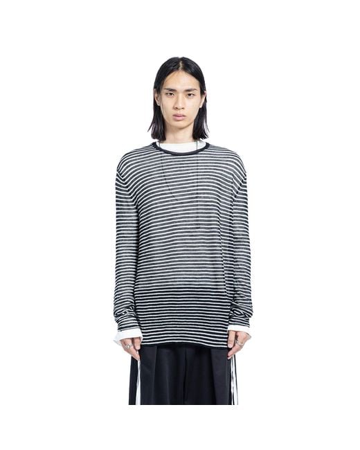 Ann Demeulemeester Blue Racin Sweater for men
