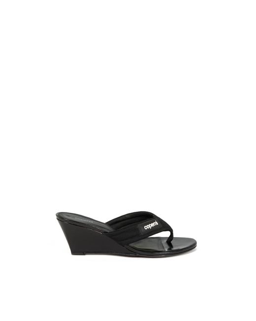 Coperni Black Fift Flip Flops Sandals