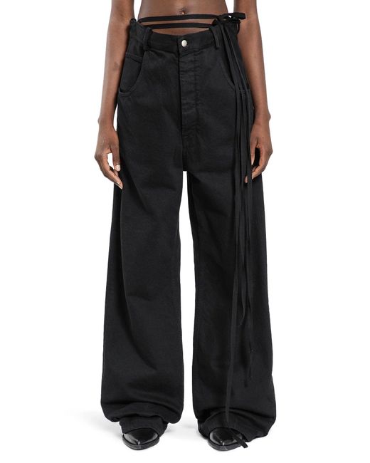 Ann Demeulemeester Black Jeans