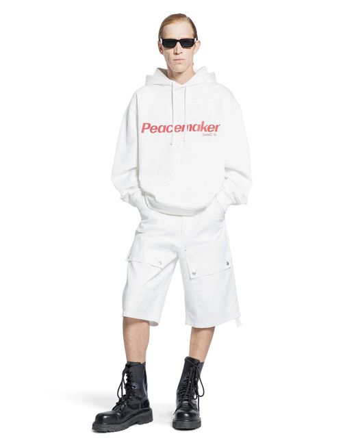 OAMC White Chino Shorts for men