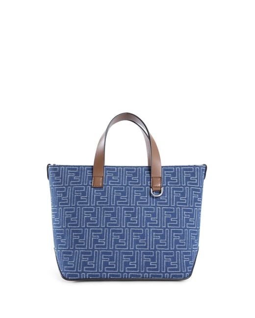 Fendi Blue Tote Bags for men