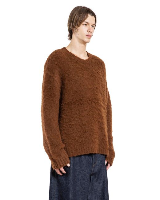 Uma Wang Brown Top A Maniche Lunghe for men