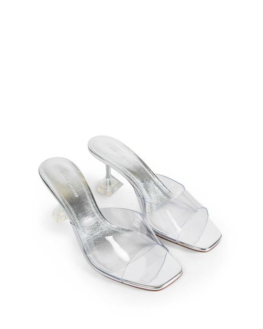 AMINA MUADDI White Lupita Glass Slipper 70 Sandals