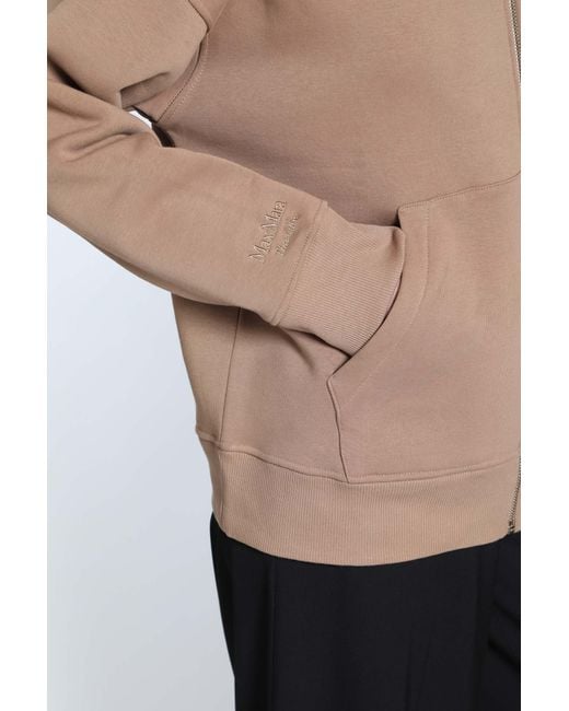 Max Mara Natural Julia Zip-Up Hoodie
