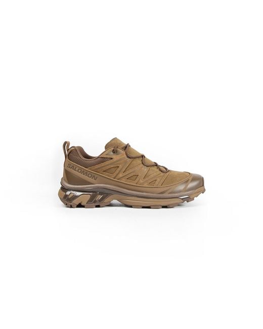 Salomon Brown Xt-6 Expanse Leather Sneakers for men