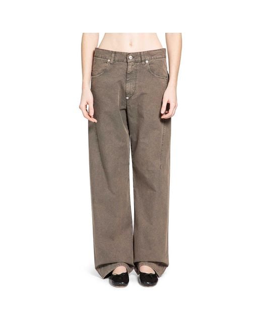 6397 Brown Darted Pants