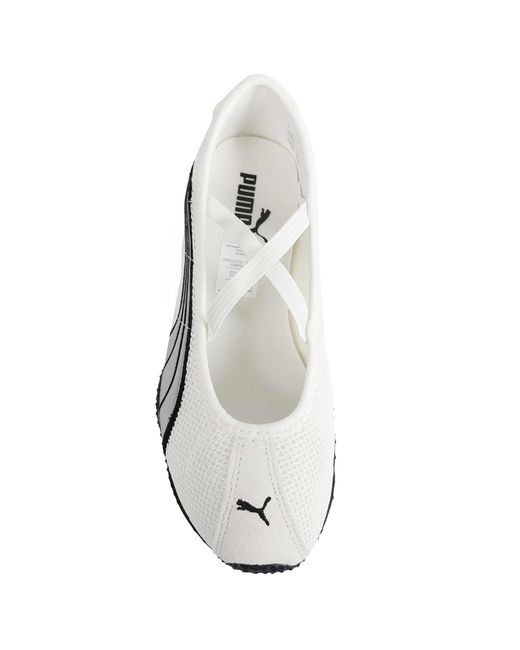 PUMA White H-Street Ballet Sneakers