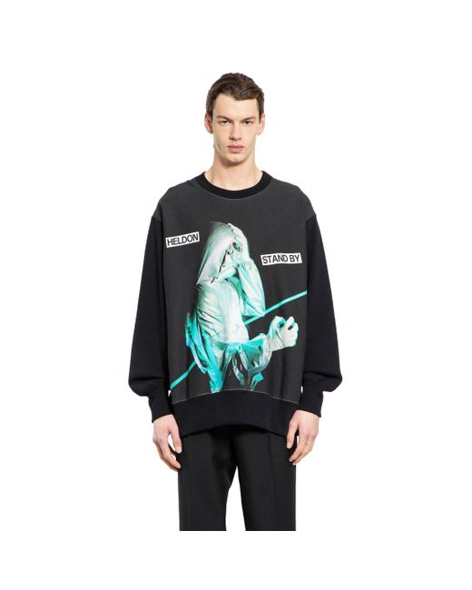 Undercover Black Heldon Sweatshirt for men