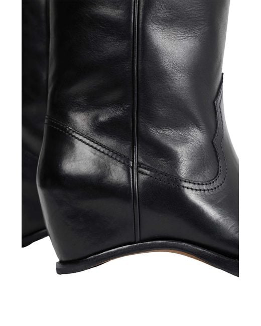Maison Margiela Black Heel-Less Western Boots