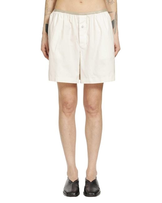 Lemaire White Boxer Shorts