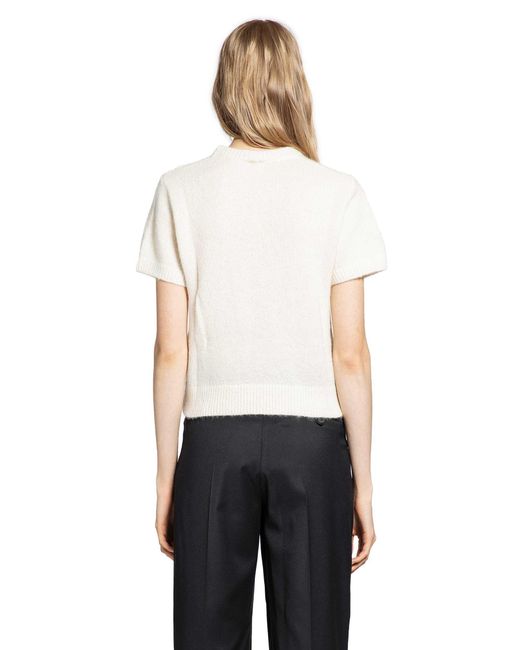 THE GARMENT White Verbier Mini Sweater